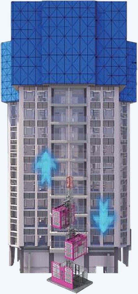 智能建造施工升降机数字样机